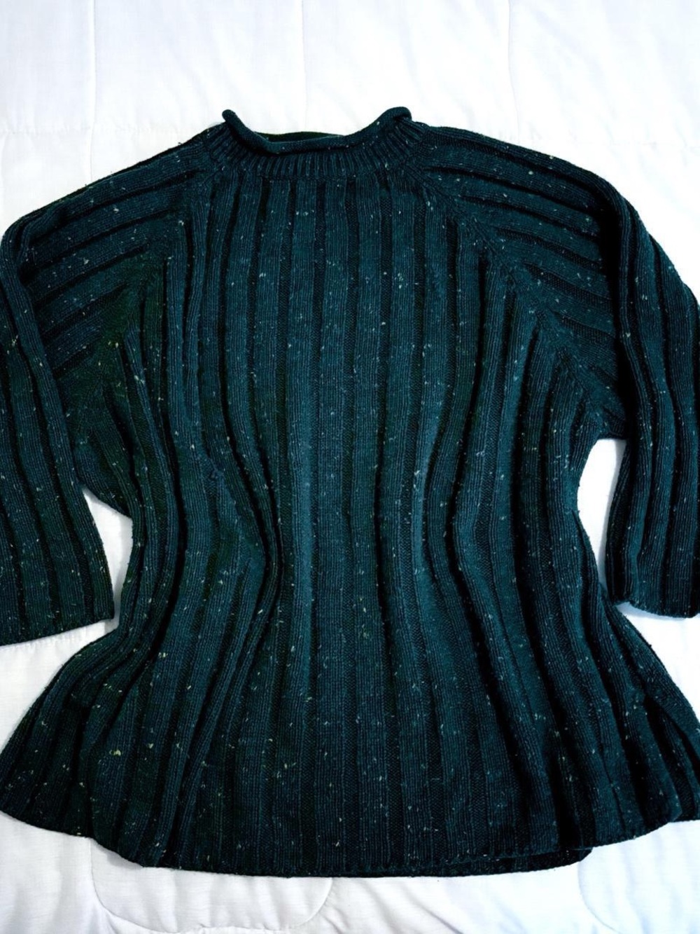 Maggie Lawrence vintage 90s green oversized knit sweater